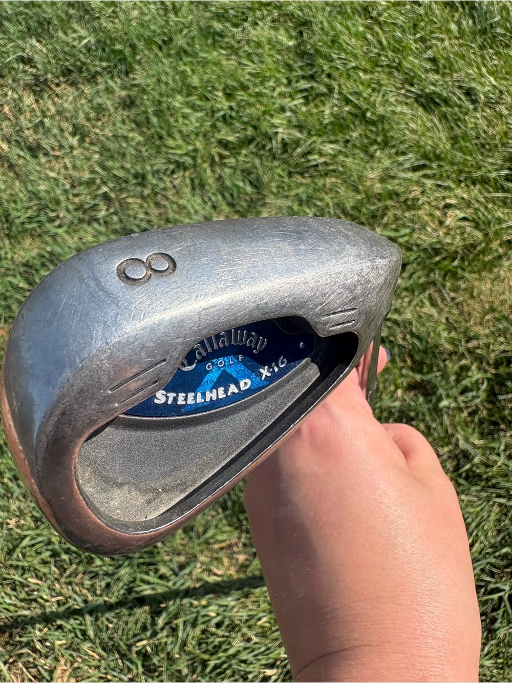 Callaway Steelhead X-16 8 Iron - Silver and Blue Accents